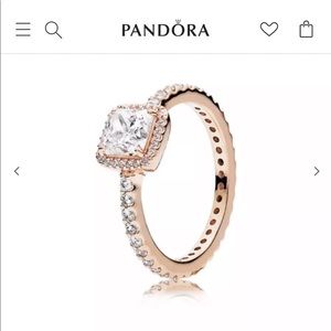Rose Gold Pandora Ring